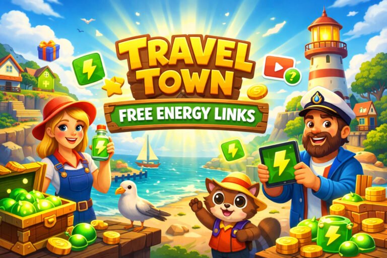 Travel Town free energy link today